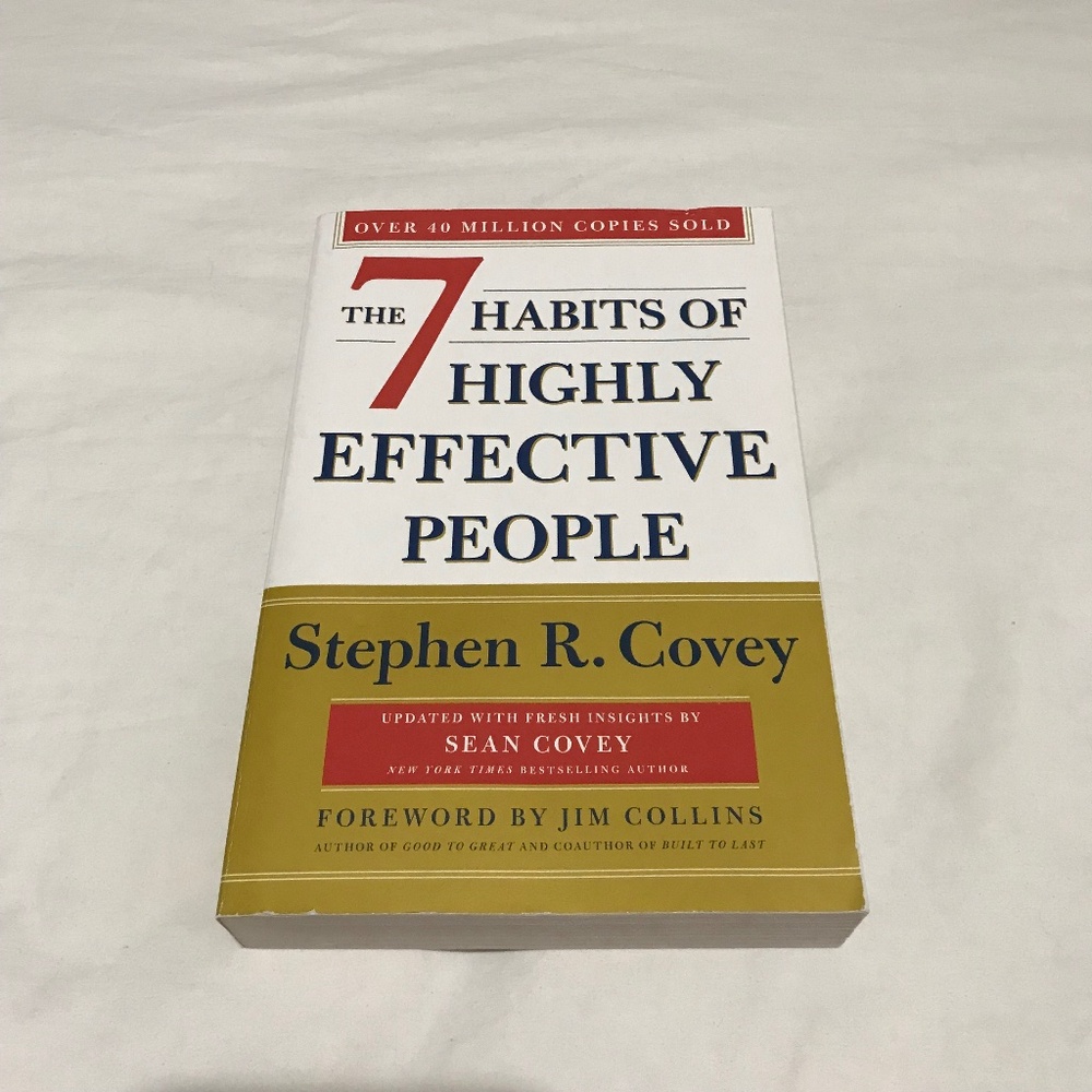 The 7 Habits of Highly Effective People 30th Anniversary Edition Paperback Book